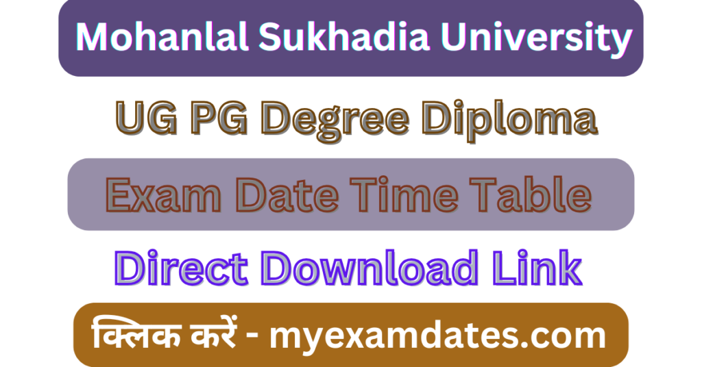 MLSU MA Time Table 2025