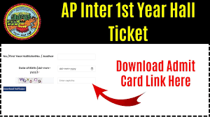 AP Inter 1st Year Hall Ticket